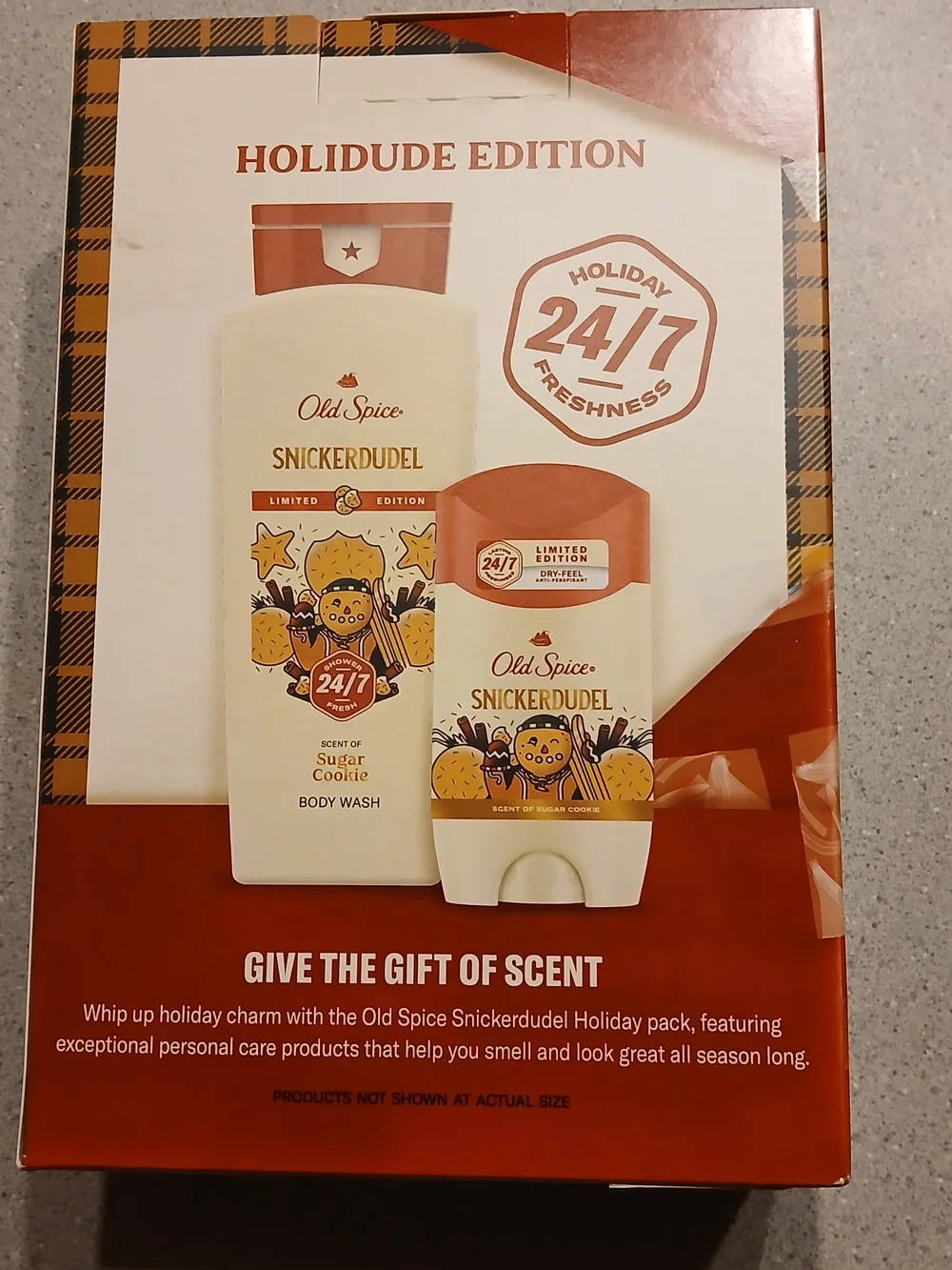 Old Spice HolidudeEdition Snickerdudel Sugar Cookie Body Wash Deodorant